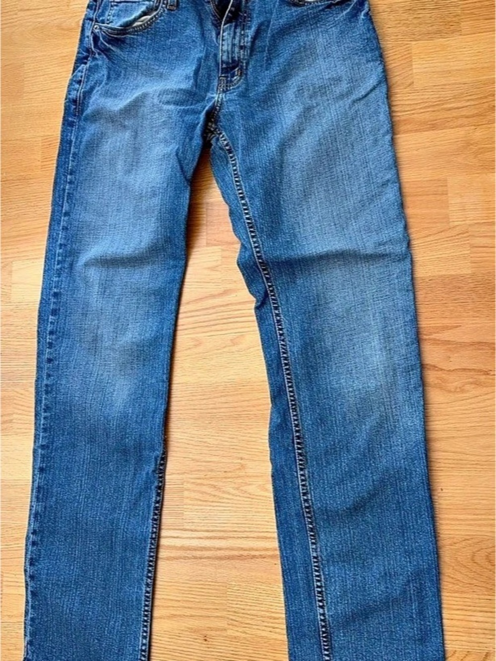 Arizona Straight Leg Jeans in Blue Size 32x34